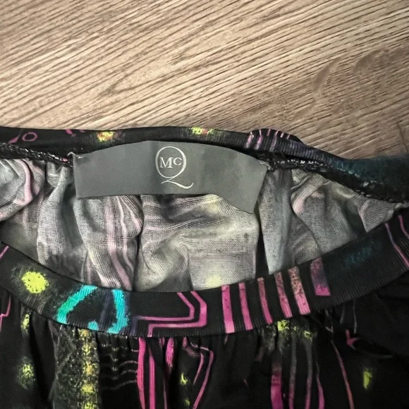 Alexander McQueen Black Multicolor Blouse size XL - Picture 4 of 11